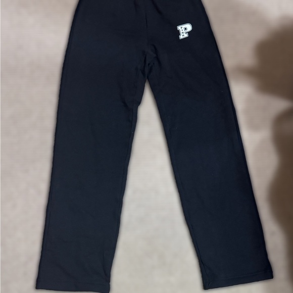 PINK Victoria's Secret Pants - PINK Victoria's Secret Black Track Pants